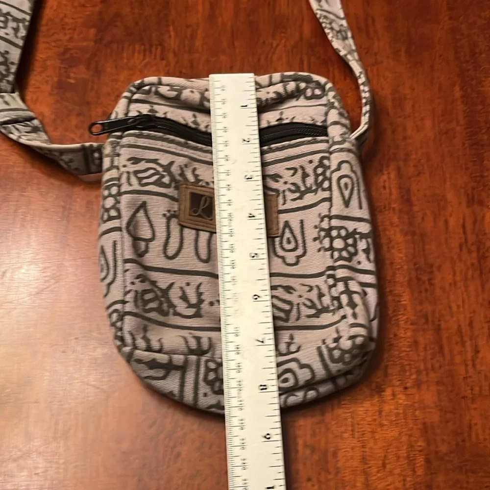 Lakhays Gray Patterned Crossbody Bag with adjustable length strap
. - Picture 6 of 9